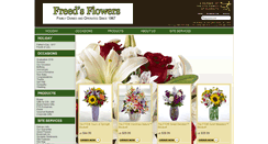 Desktop Screenshot of freedsflowers.com